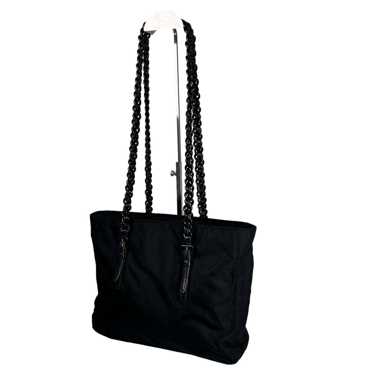 Prada Black Tote Bags A-16126