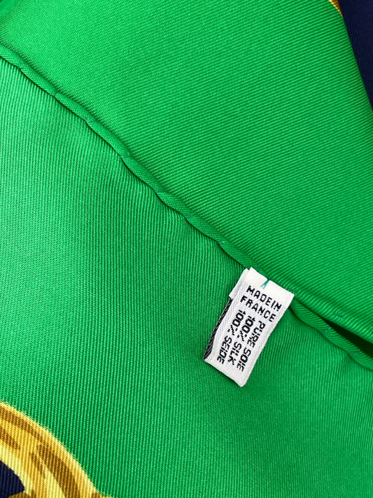 Celine Green Scarves A-16152