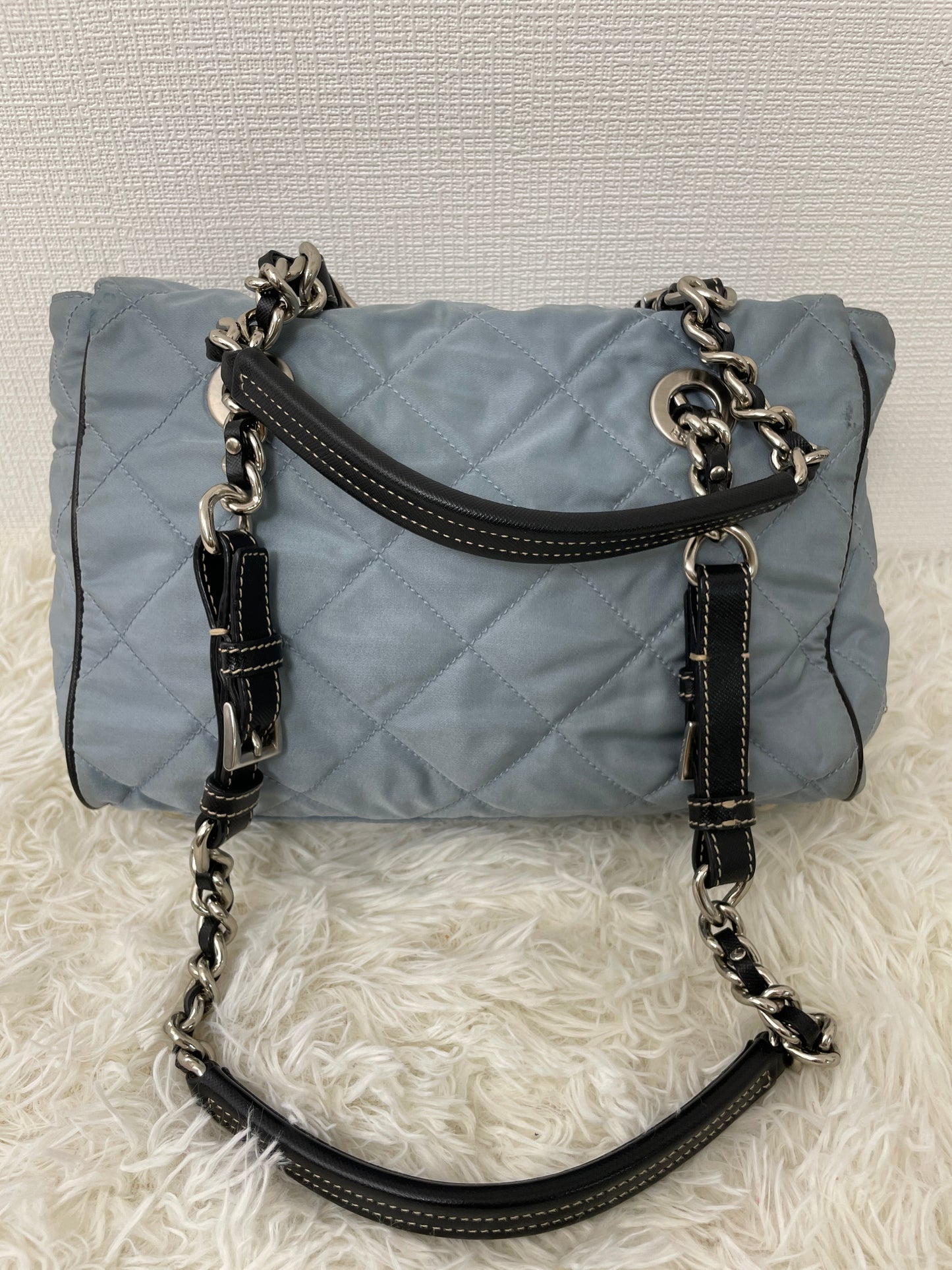 Prada Navy Shoulder Bags A-16158