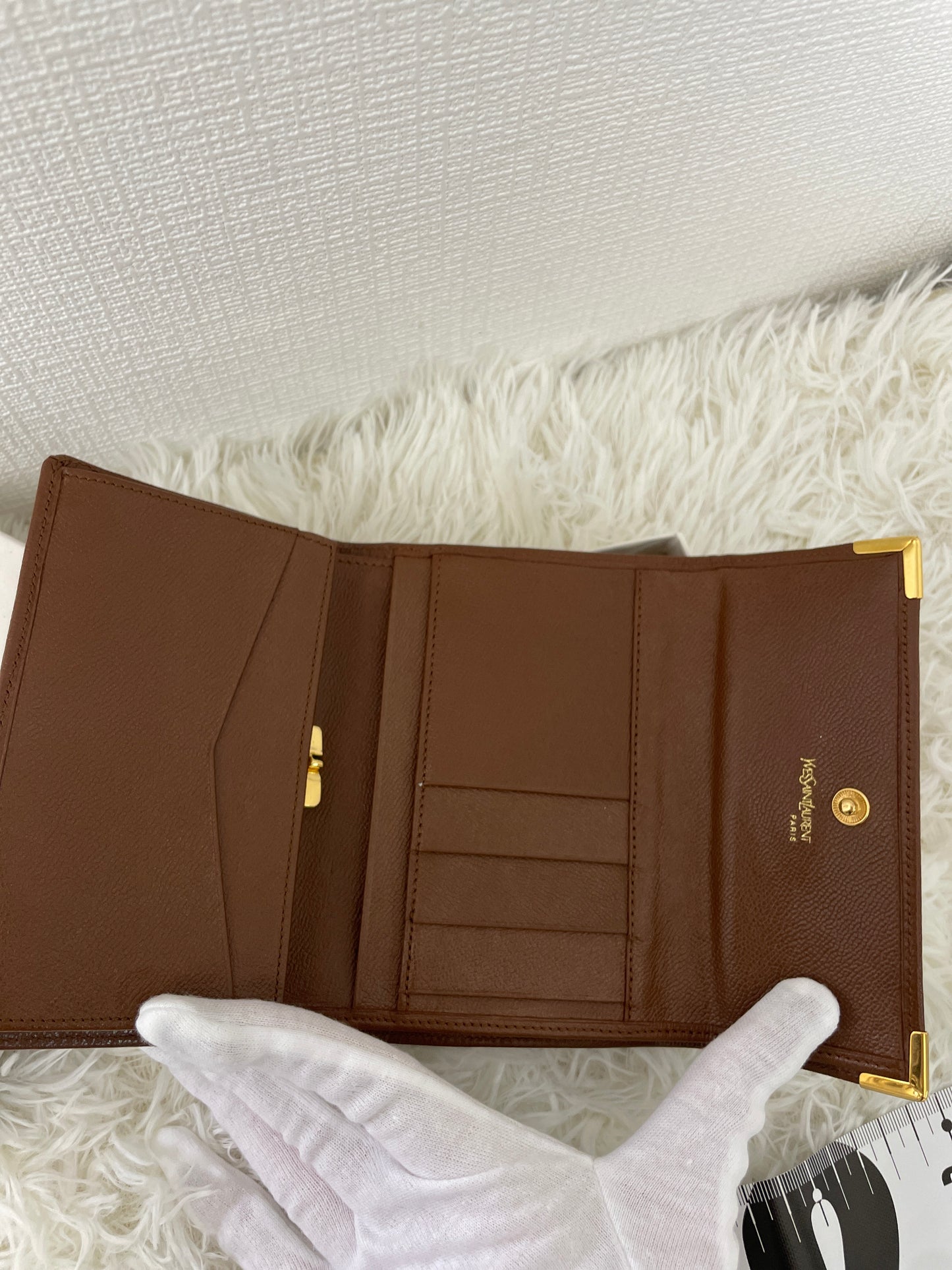 Saint Laurent Brown Wallets A-16165