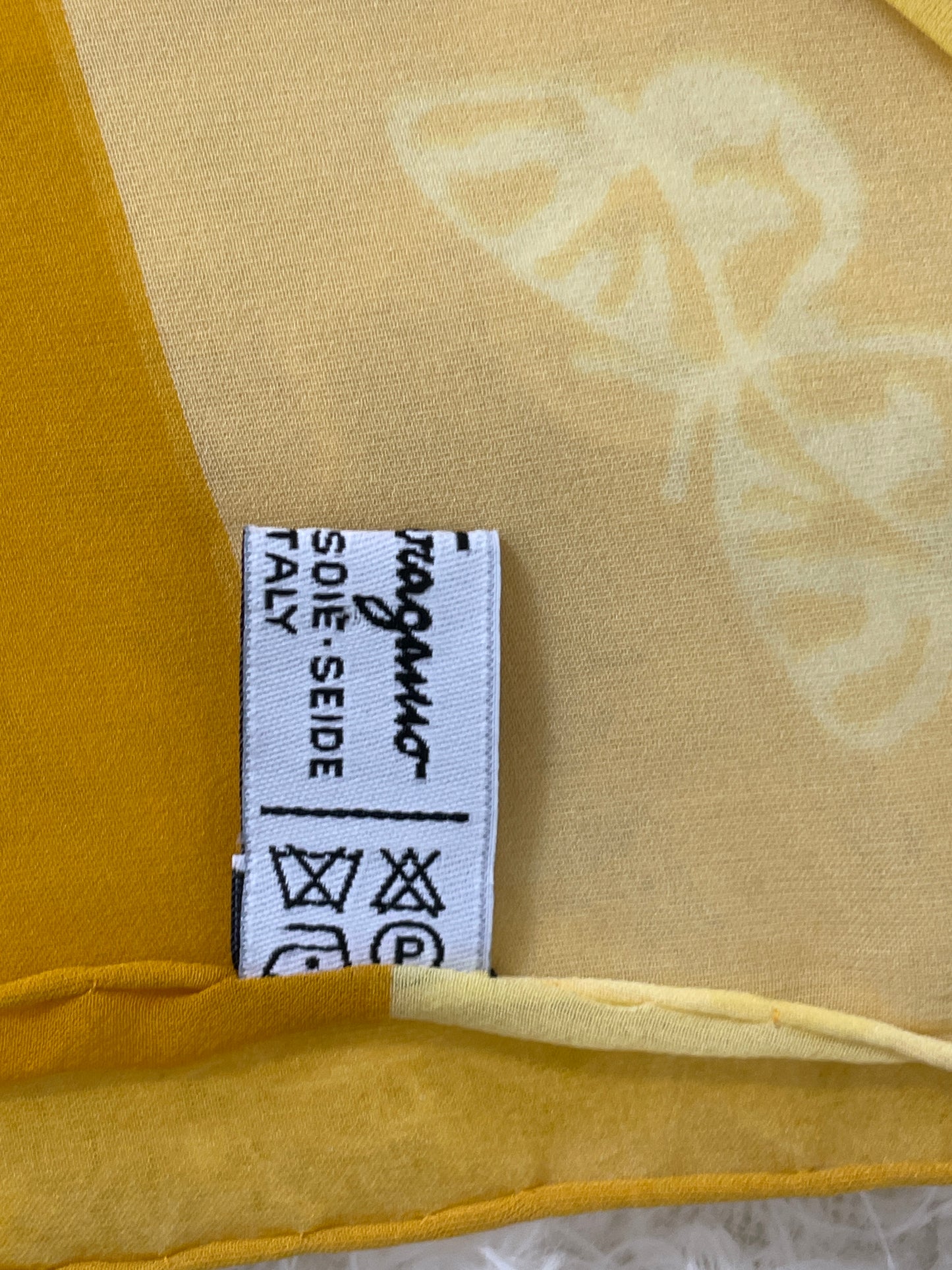 Ferragamo Yellow Scarves A-16168
