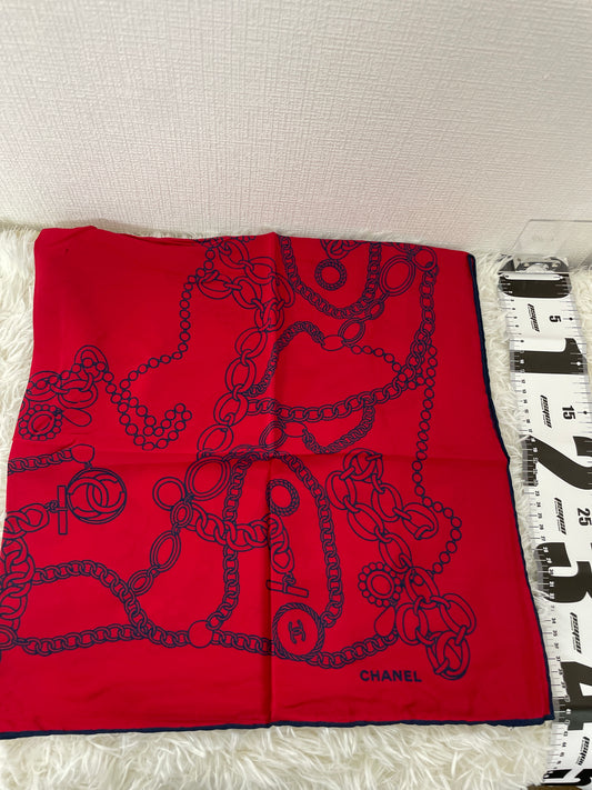 Chanel Red Scarves A-16169