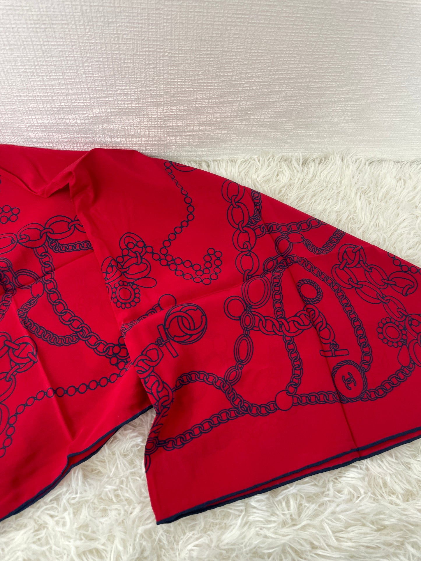 Chanel Red Scarves A-16169