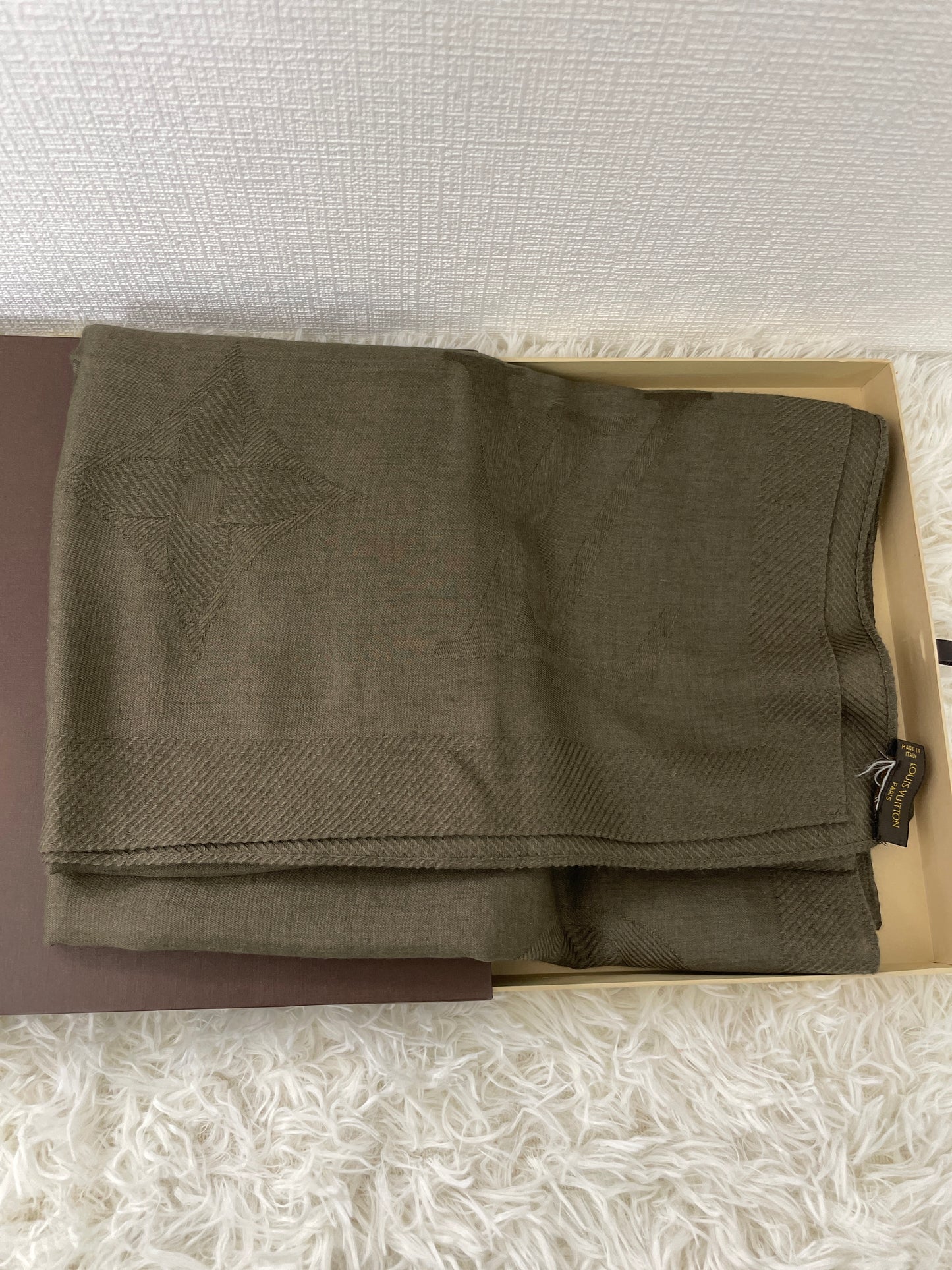 Louis Vuitton Green Scarves A-16174