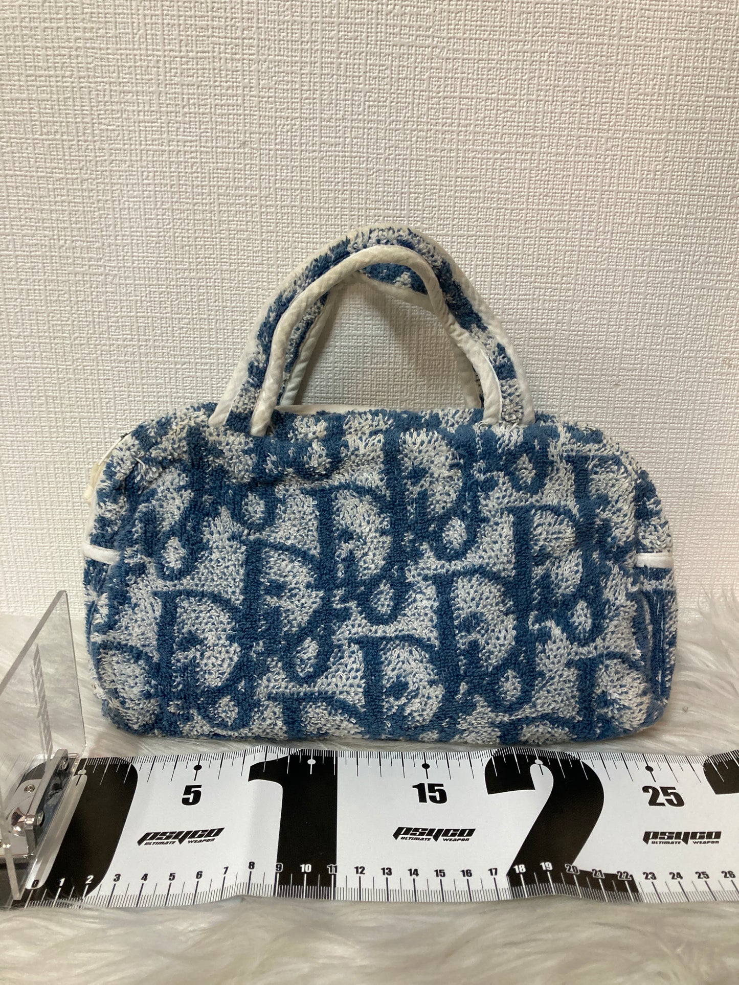Dior Navy Handle Bags A-16187