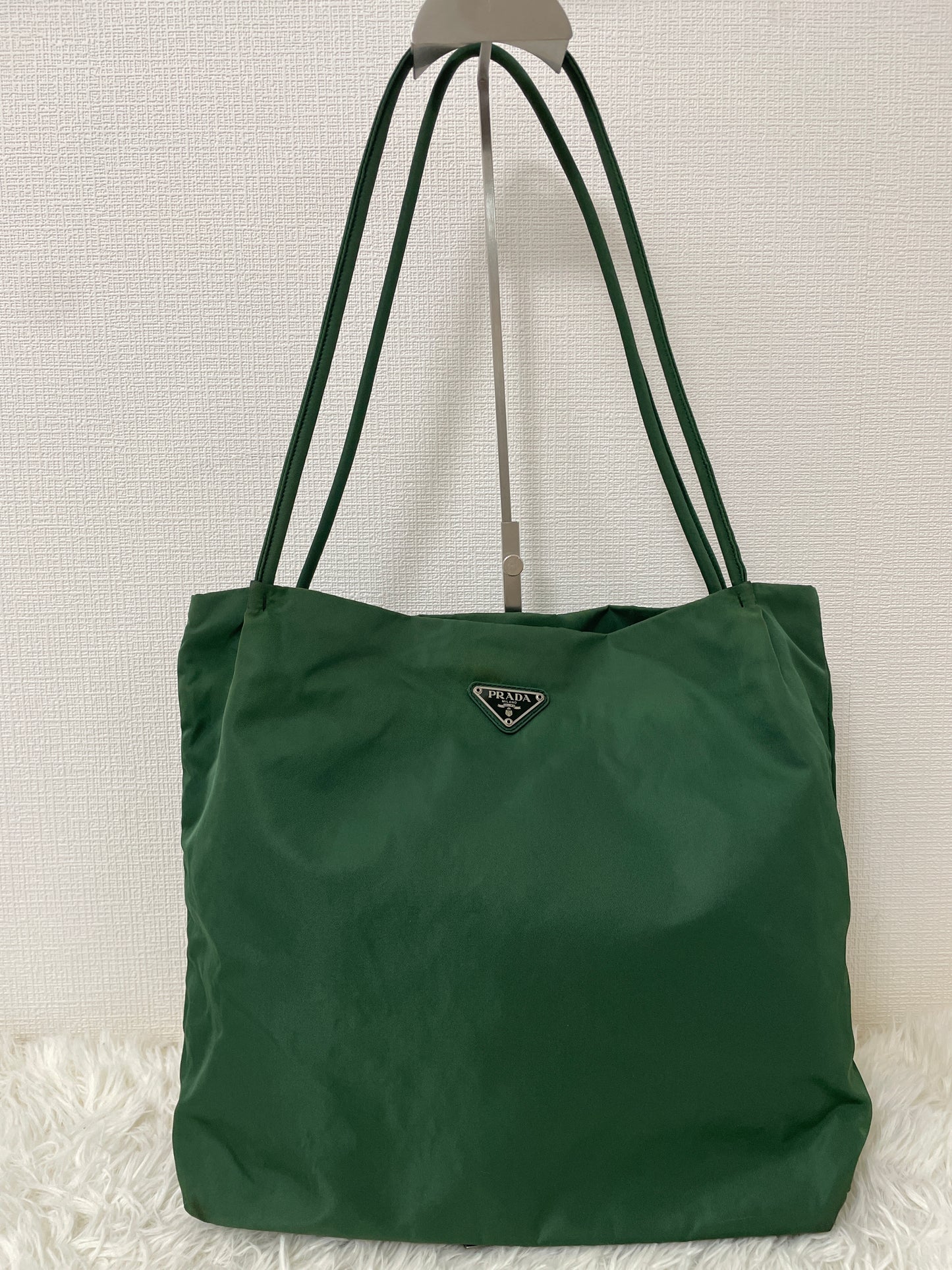 Prada Green Tote Bags A-16193