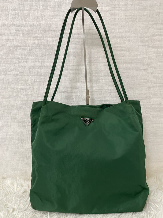 Prada Green Tote Bags A-16193