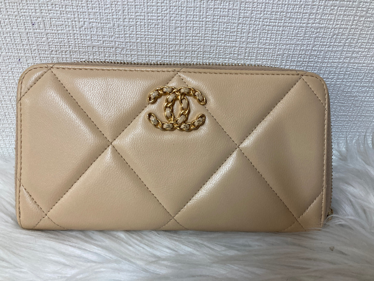 Chanel Beige Wallets A-16205