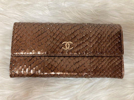 Chanel Brown Wallets A-16215