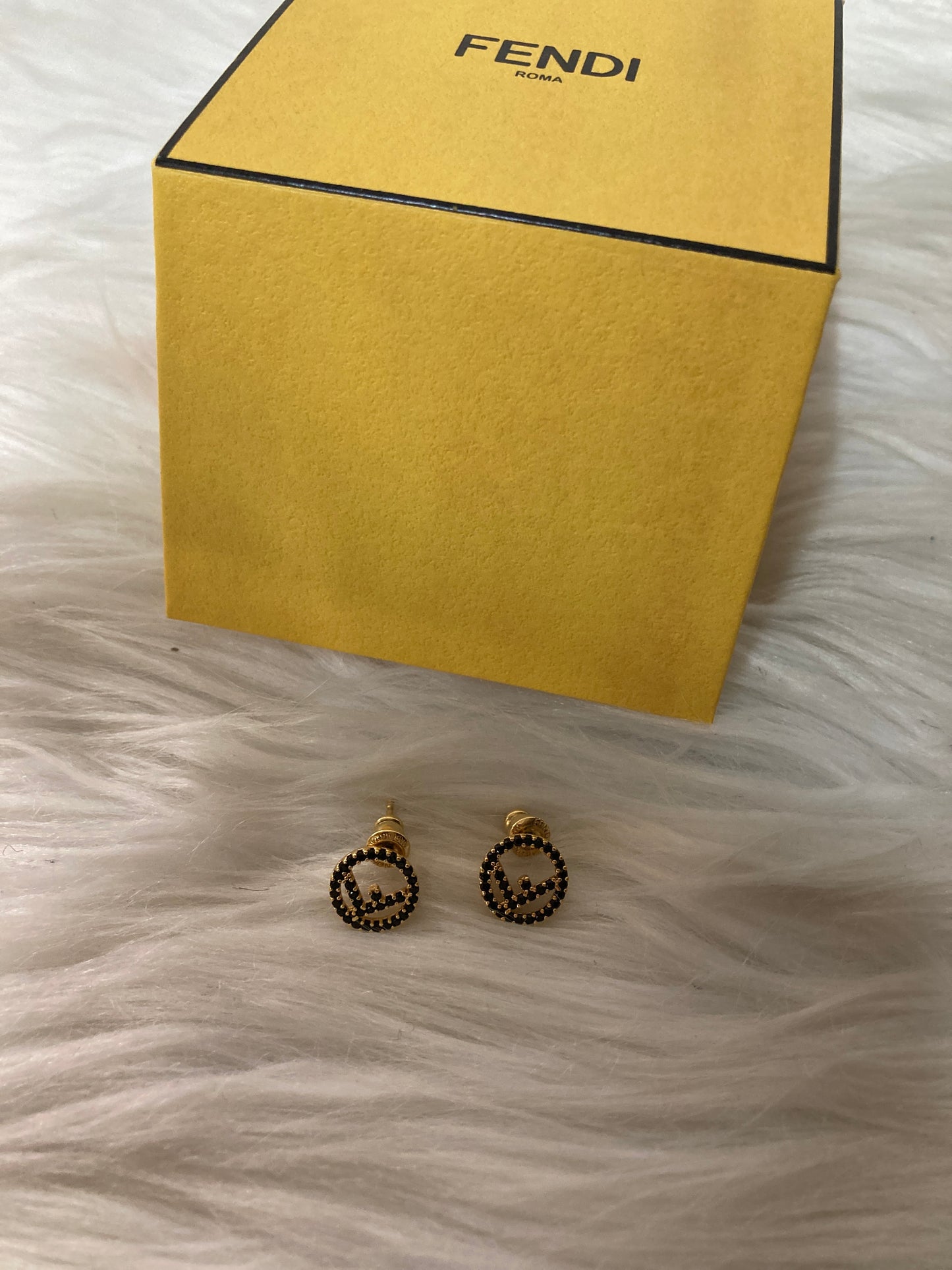 Fendi Gold Earrings A-16230