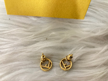 Fendi Gold Earrings A-16230