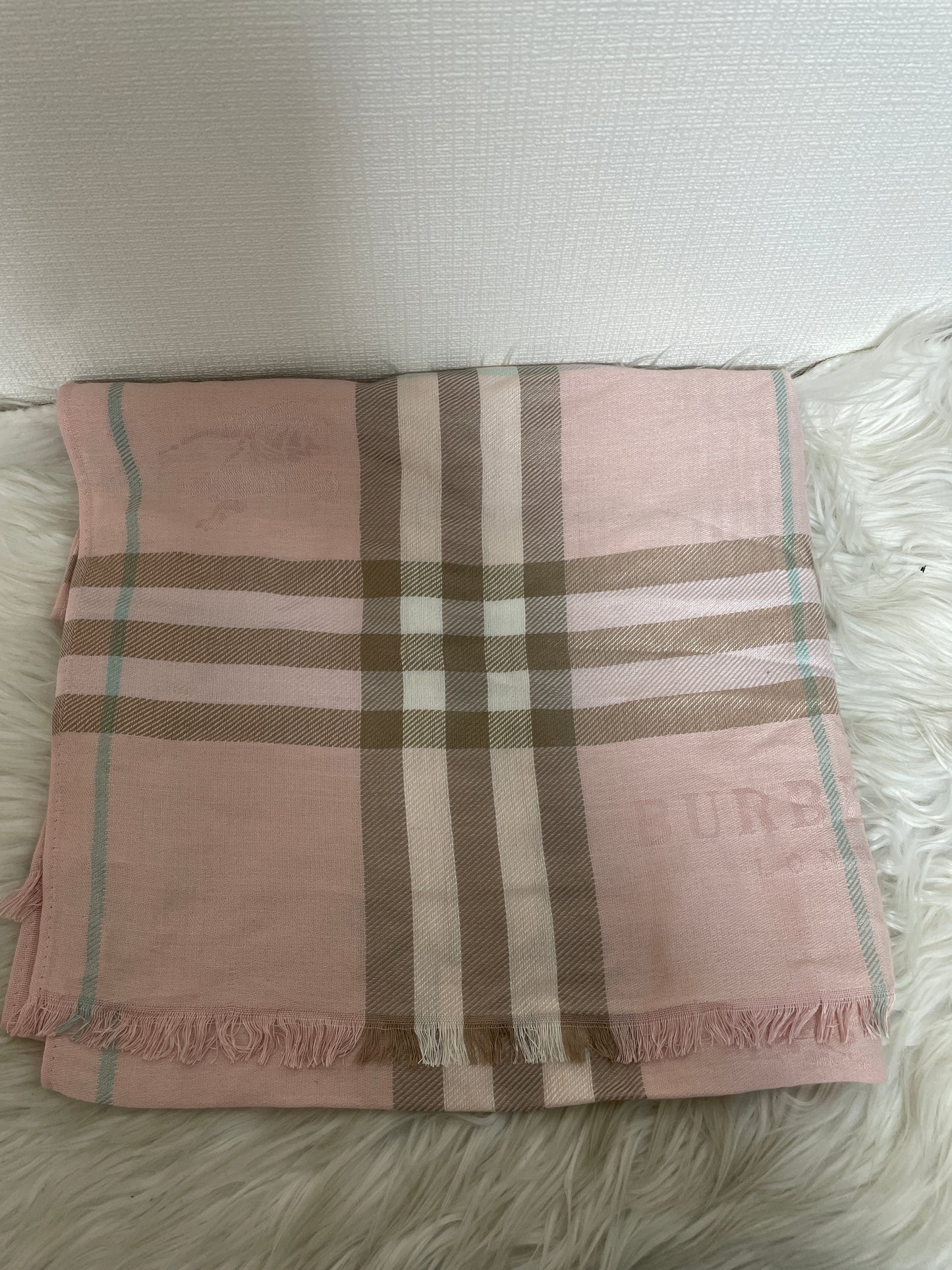 Burberry Pink Scarves A-16235