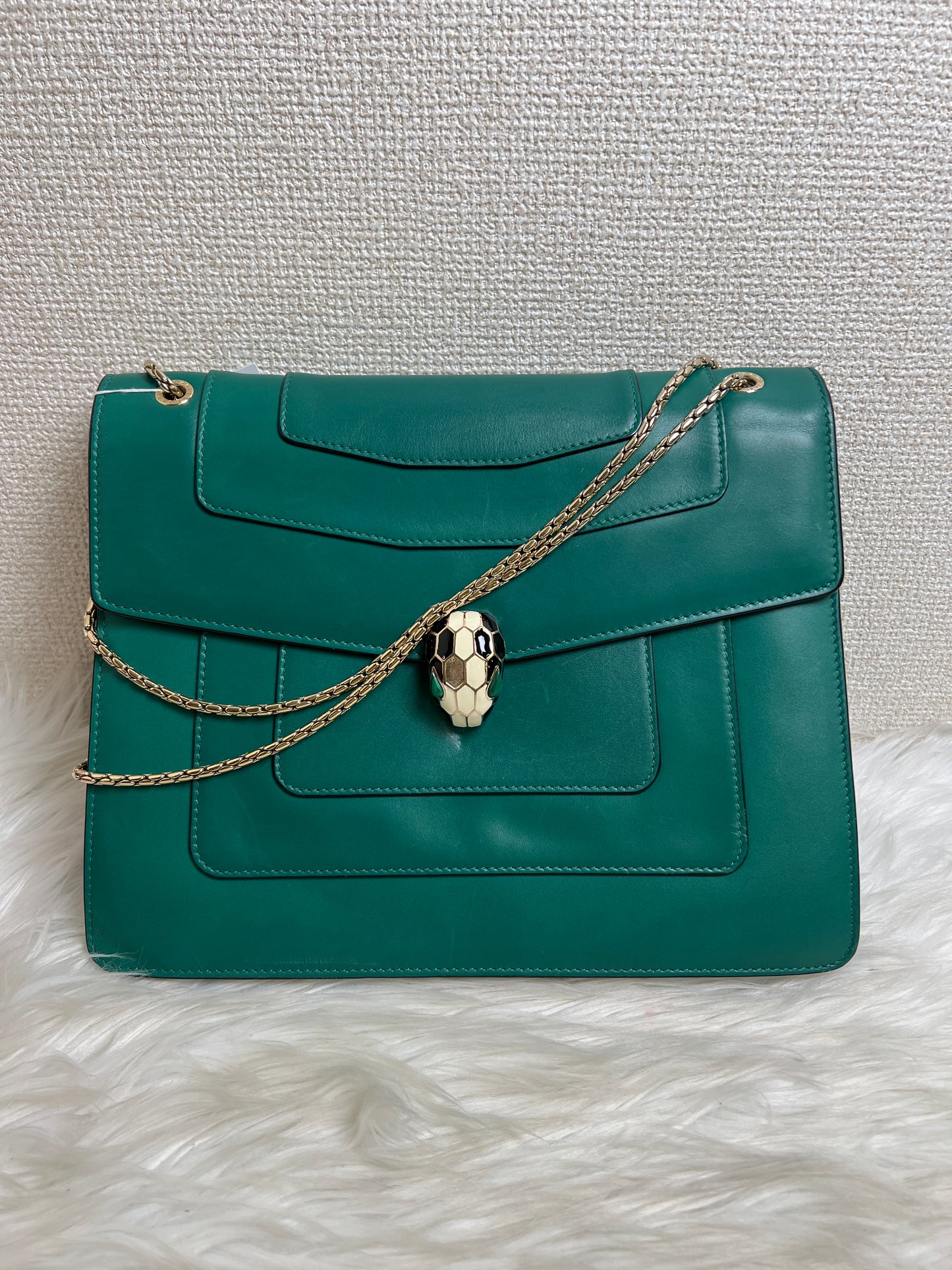 Bvlgari Green Shoulder Bags A-16258