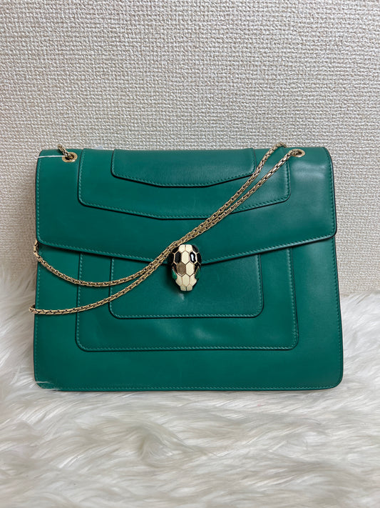 Bvlgari Green Shoulder Bags A-16258