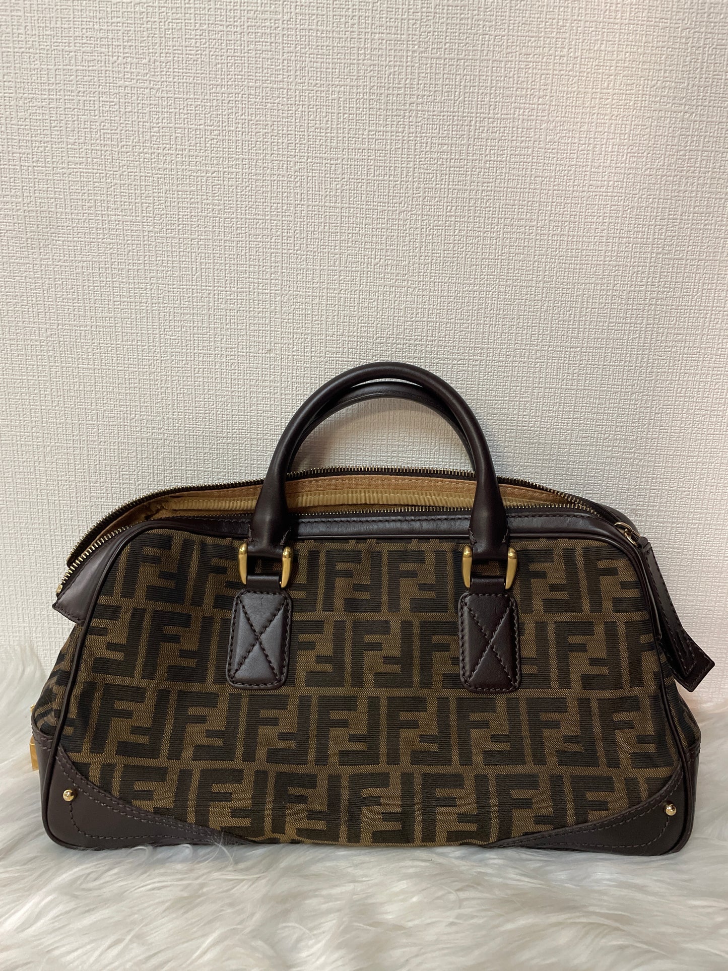 Fendi Brown Handle Bags A-16264