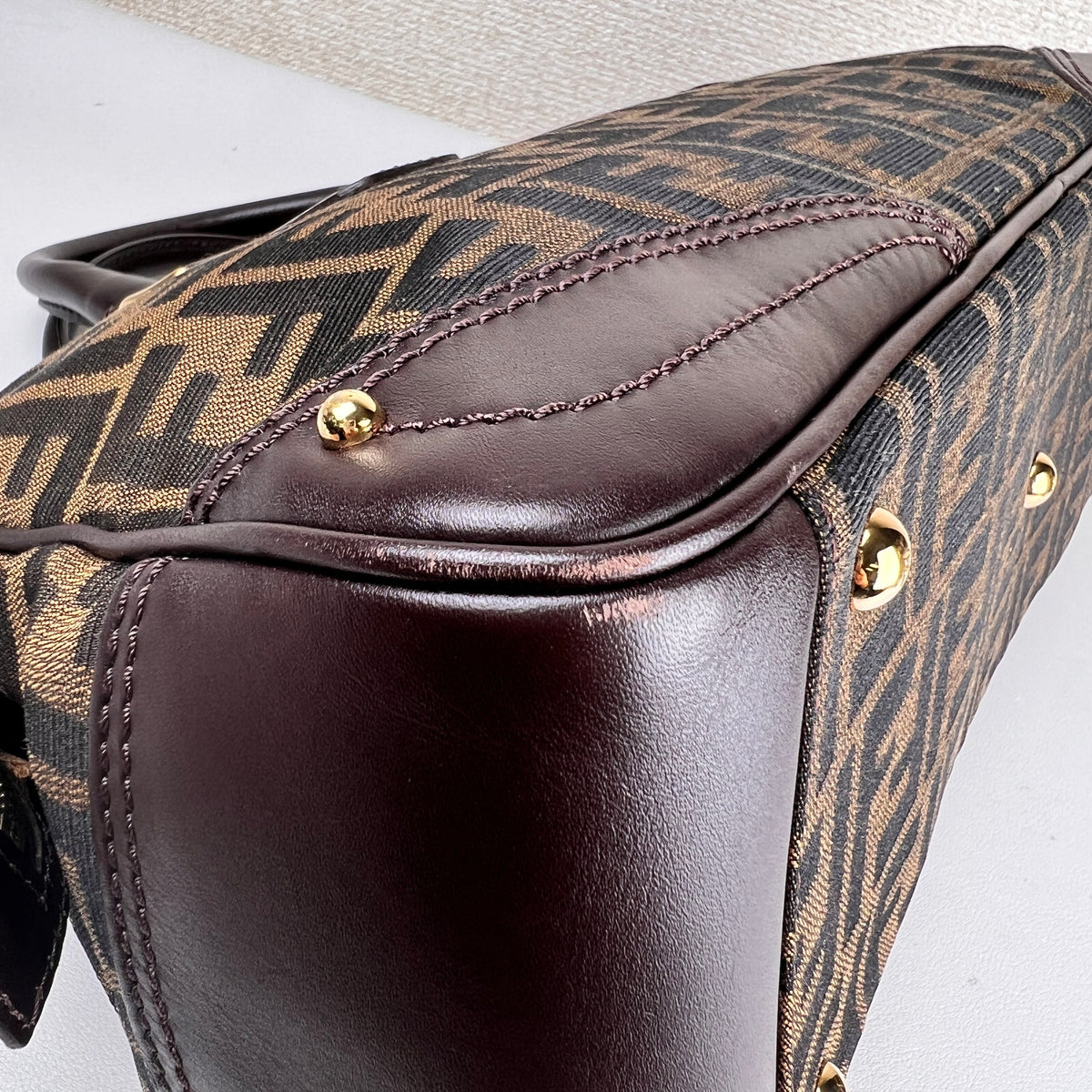 Fendi Brown Handle Bags A-16264