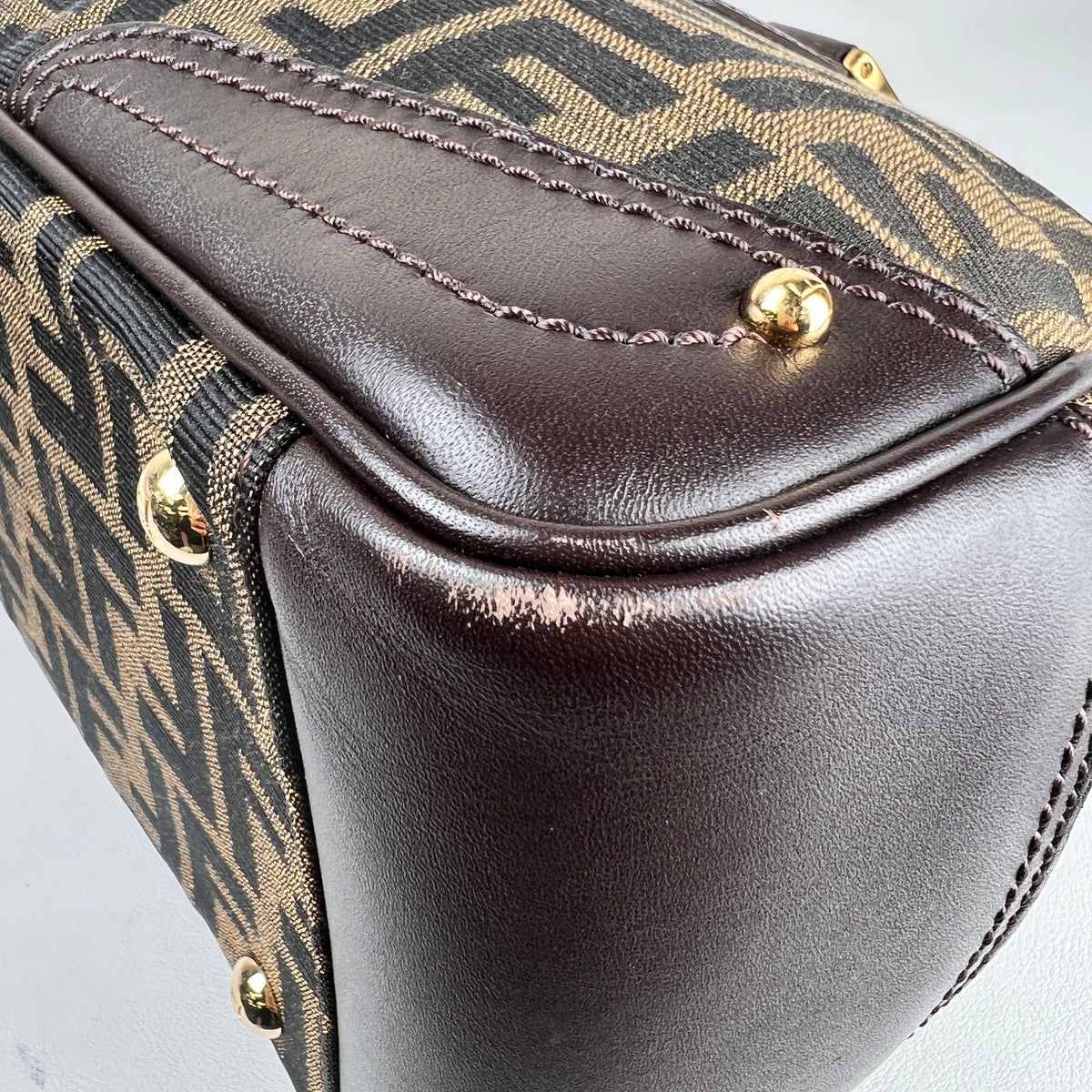 Fendi Brown Handle Bags A-16264
