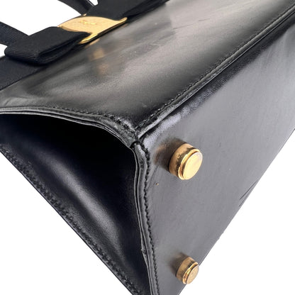 Ferragamo Black Handle Bags A-16274