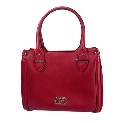 Ferragamo Red Handle Bags A-16282