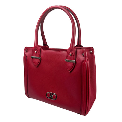 Ferragamo Red Handle Bags A-16282