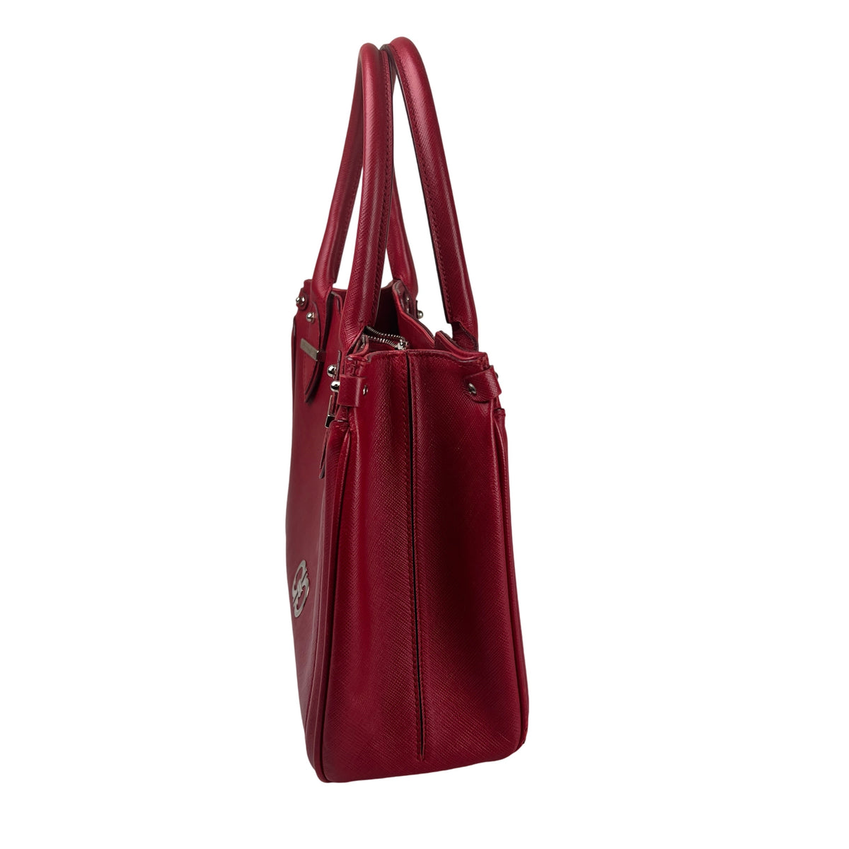 Ferragamo Red Handle Bags A-16282