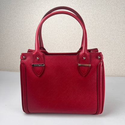 Ferragamo Red Handle Bags A-16282