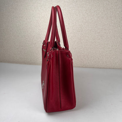 Ferragamo Red Handle Bags A-16282