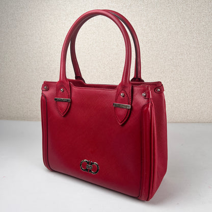 Ferragamo Red Handle Bags A-16282