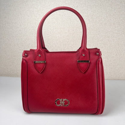Ferragamo Red Handle Bags A-16282