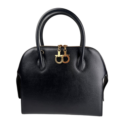 Ferragamo Black Handle Bags A-16298