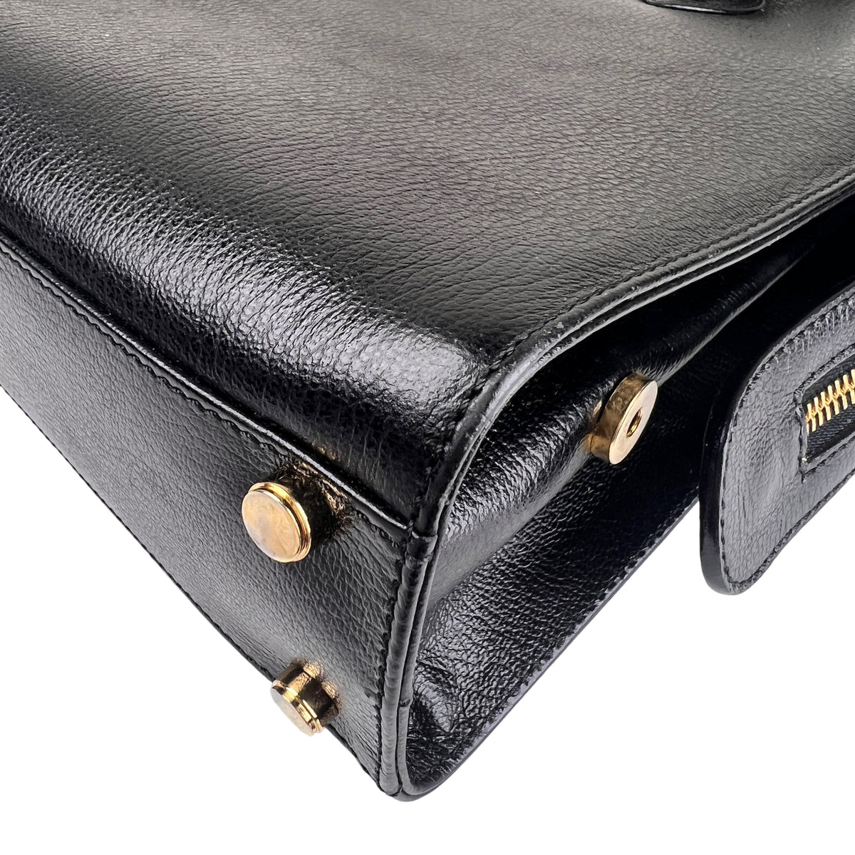 Ferragamo Black Handle Bags A-16298