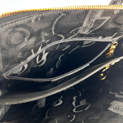 Ferragamo Black Handle Bags A-16298