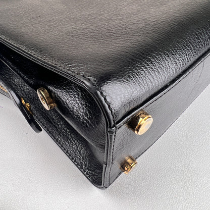 Ferragamo Black Handle Bags A-16298