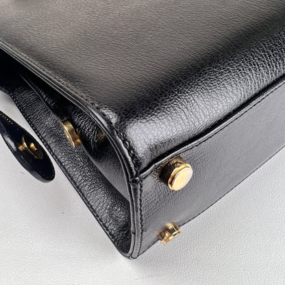 Ferragamo Black Handle Bags A-16298