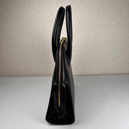 Ferragamo Black Handle Bags A-16298
