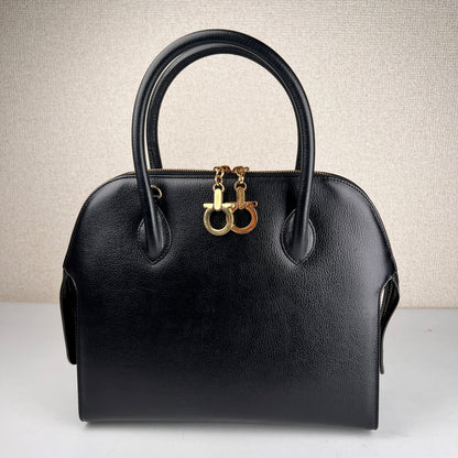 Ferragamo Black Handle Bags A-16298