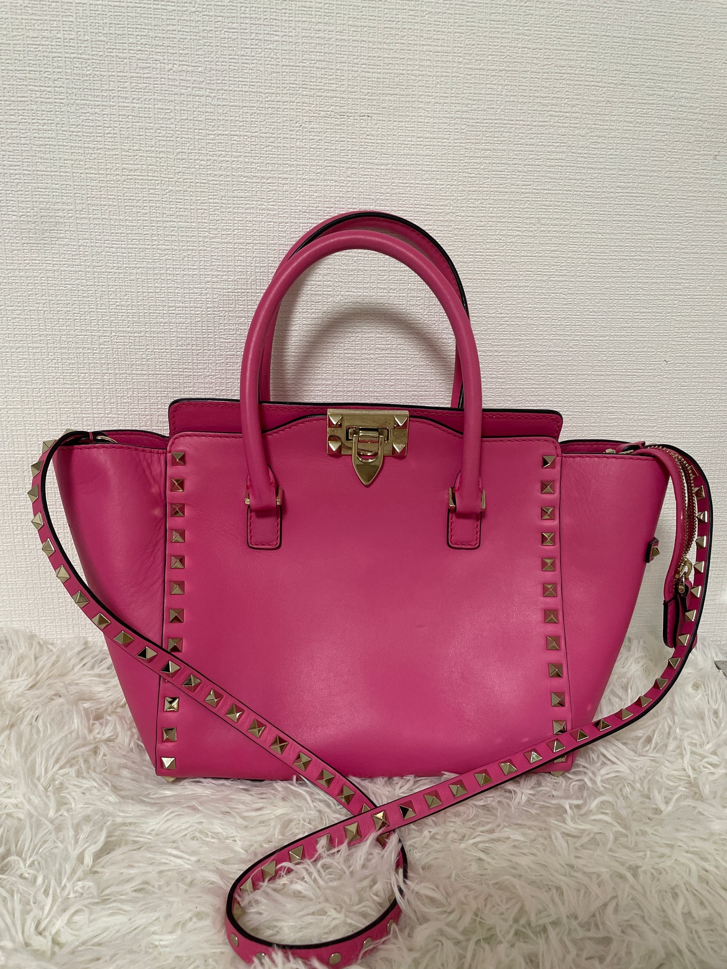Valentino Purple Handle Bags A-16302