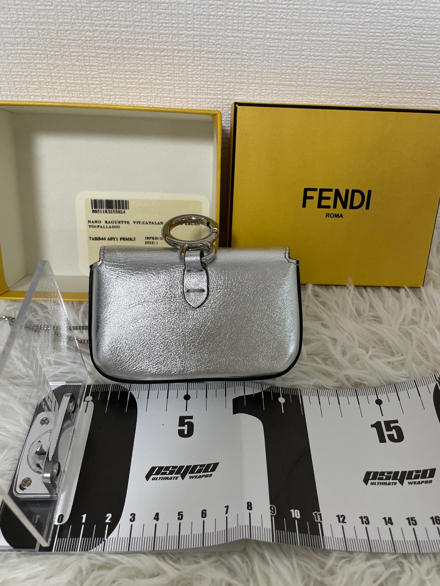 Fendi Silver Handle Bags A-16306