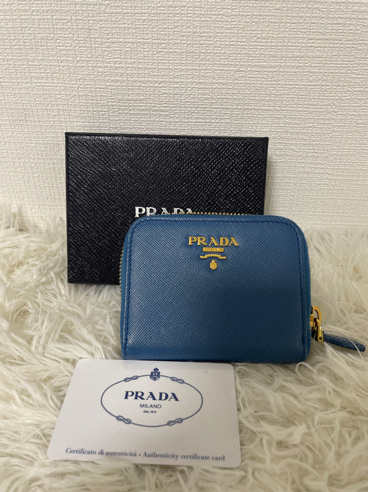 Prada Navy Wallets A-16319