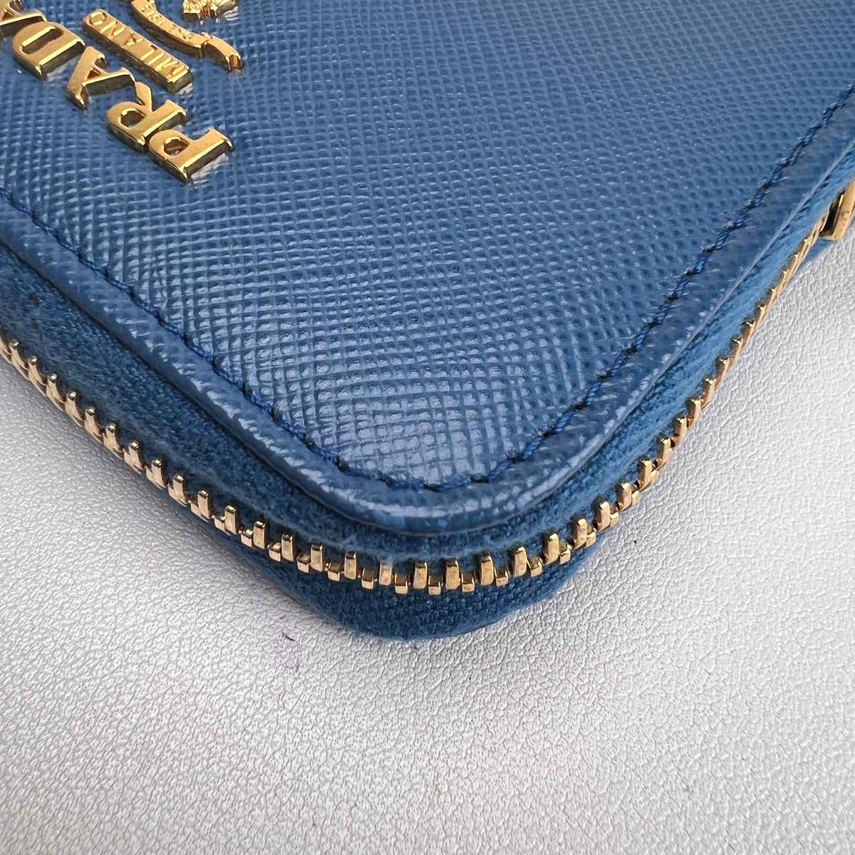 Prada Navy Wallets A-16319