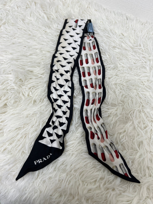 Prada White Scarves A-16325