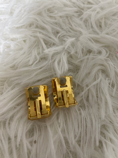 Hermes Gold Earrings A-16331