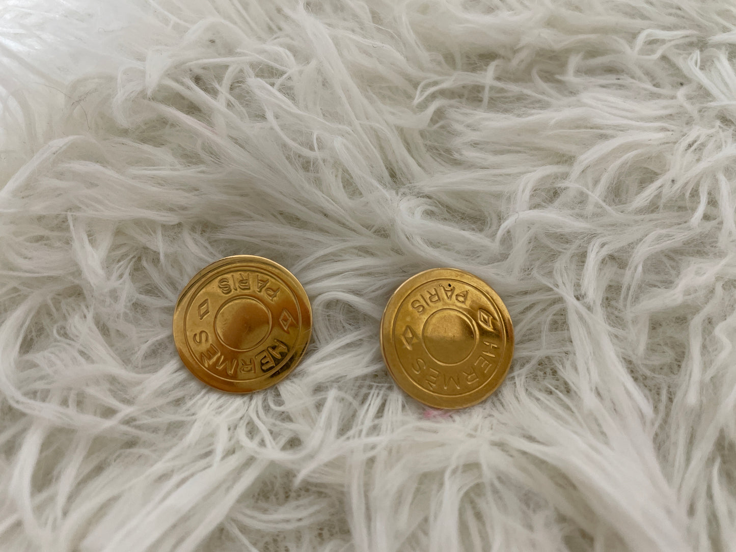 Hermes Gold Earrings A-16334