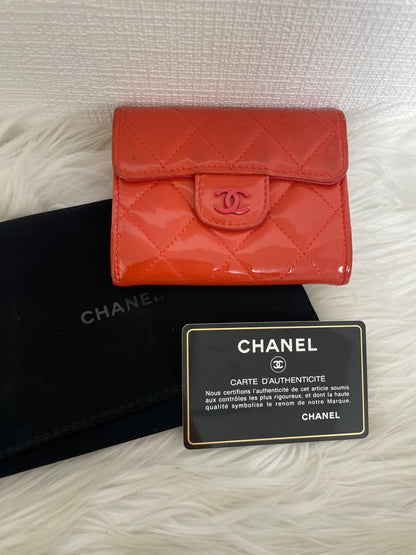 Chanel Red Wallets A-16339