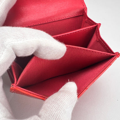 Chanel Red Wallets A-16339