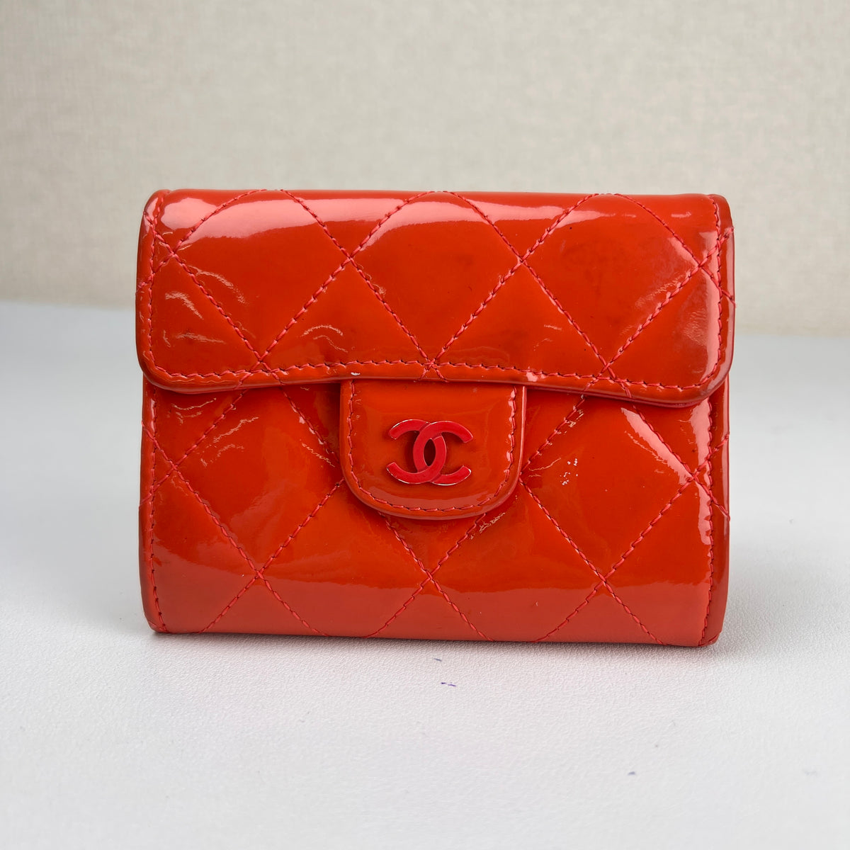 Chanel Red Wallets A-16339