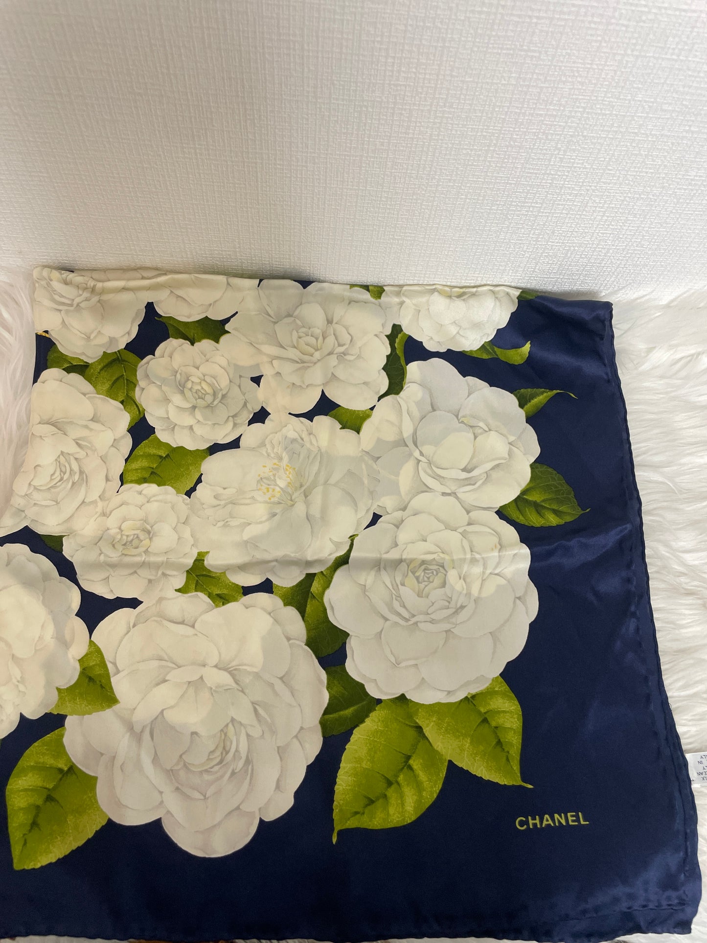 Chanel Navy Scarves A-16340