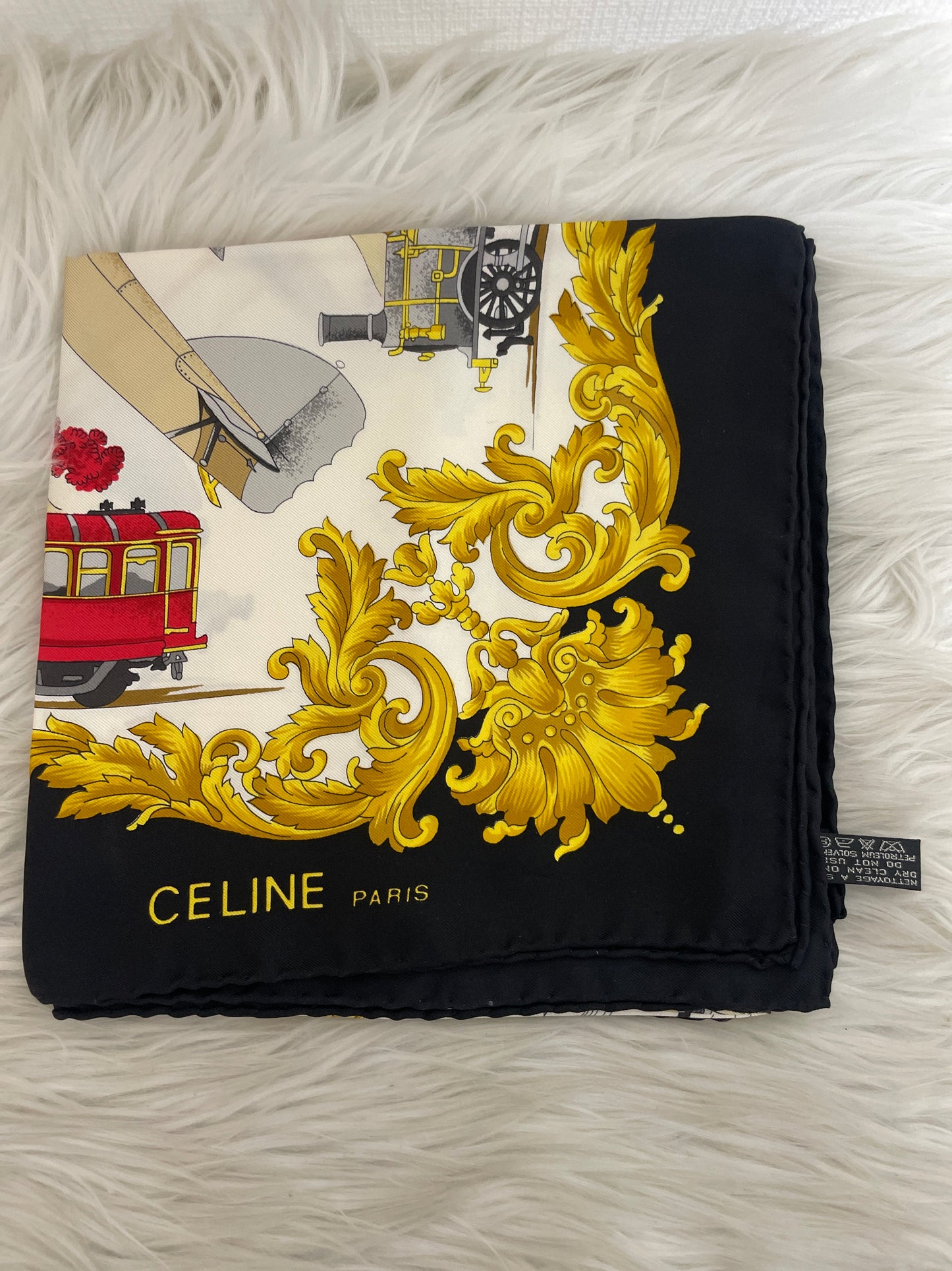 Celine Black Scarves A-16353
