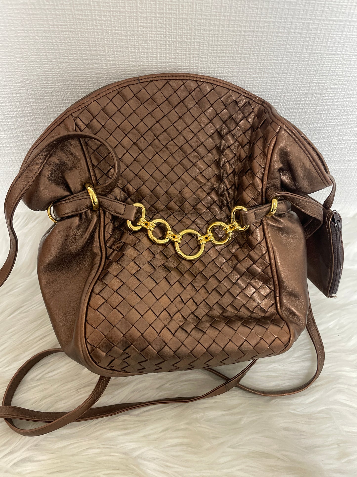 Bally Brown Shoulder Bags A-16354