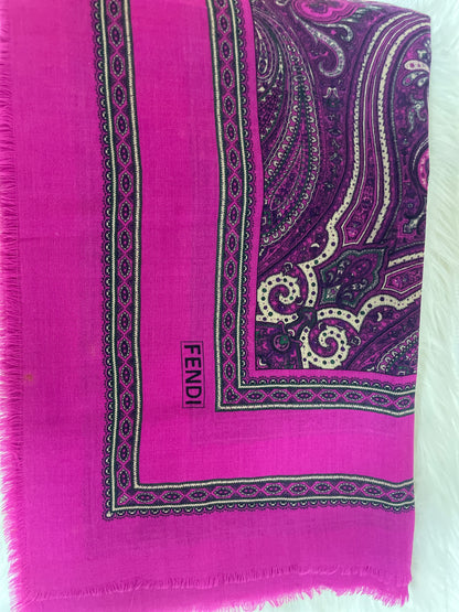 Fendi Purple Scarves A-16360